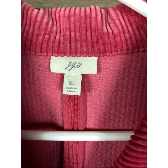 Red ribbed j.jill‎ coat - Picture 2 of 5